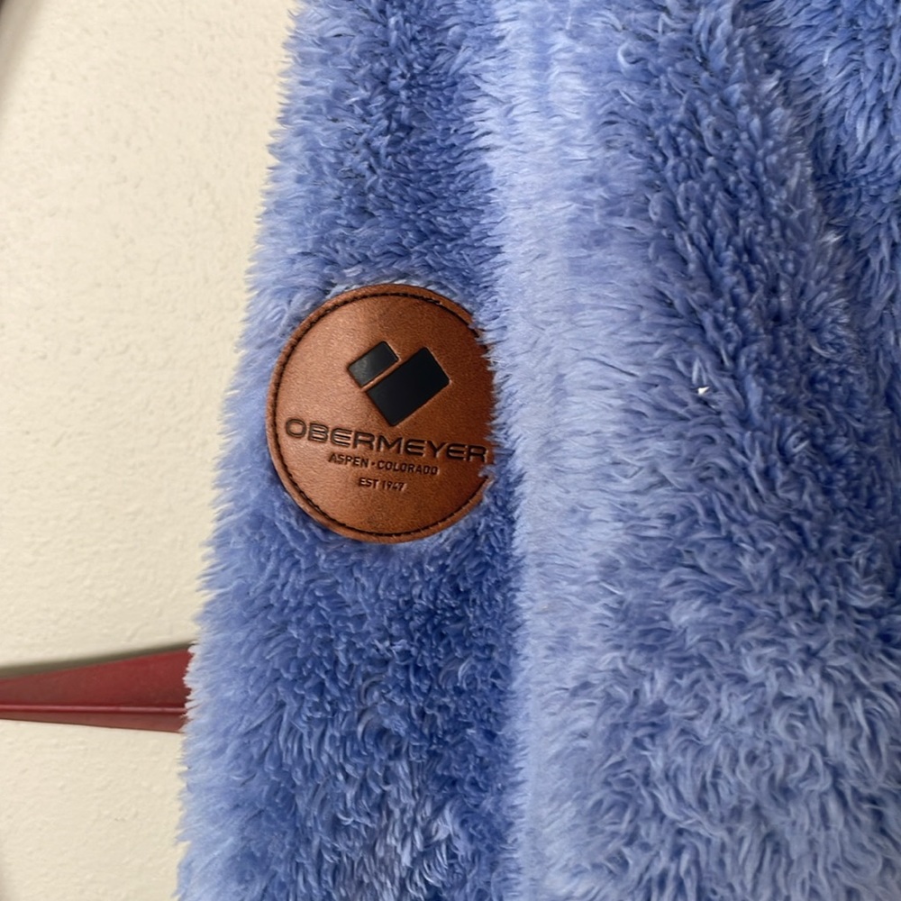 Obermeyer Zip Up Fleece With Draw String Neck - image 4